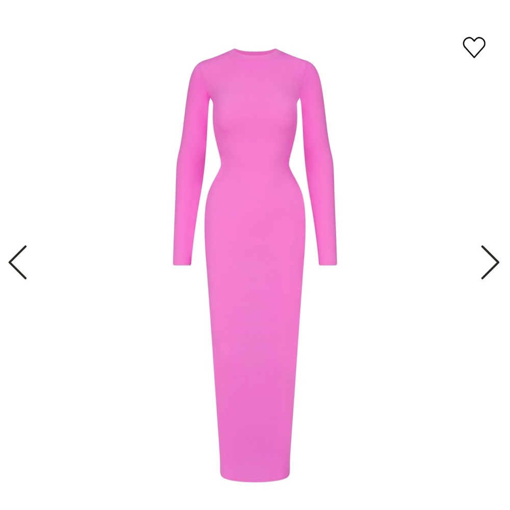Pink skims dress